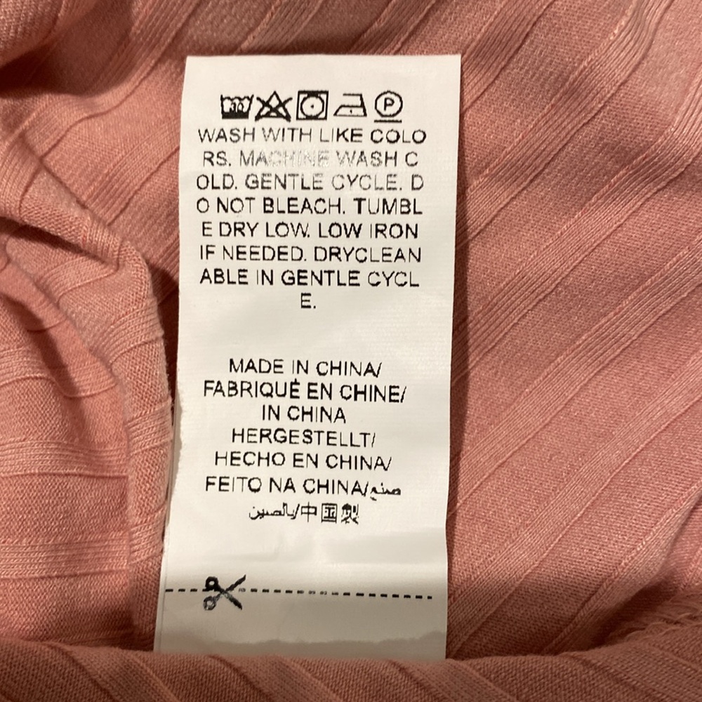 VERDUSA elegant flare midi dress, bell sleeves, rose pink, NWT, size M - Picture 7 of 8